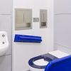 Kingsway Ligature-resistant left/right handed handrail powder coated 600mm length