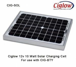 Ciglow CIG-SOL 12v 10W solar battery charger