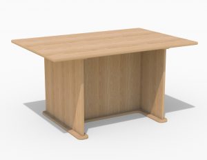 Barons HR-DIN-REC Indistruct rectangular dining table