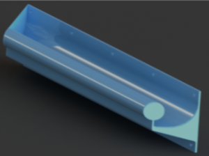 J & S JS236 Extra grip shaped grab rail left or right handed