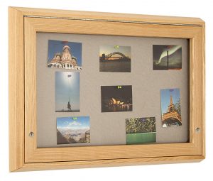 Tough Furniture Solid timber notice board ALNB