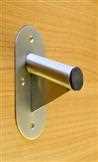 Wall mounted door handle buffer on rose 35-80mm