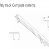 Silent Gliss 6290 Ceiling Fix Safety Track Complete System