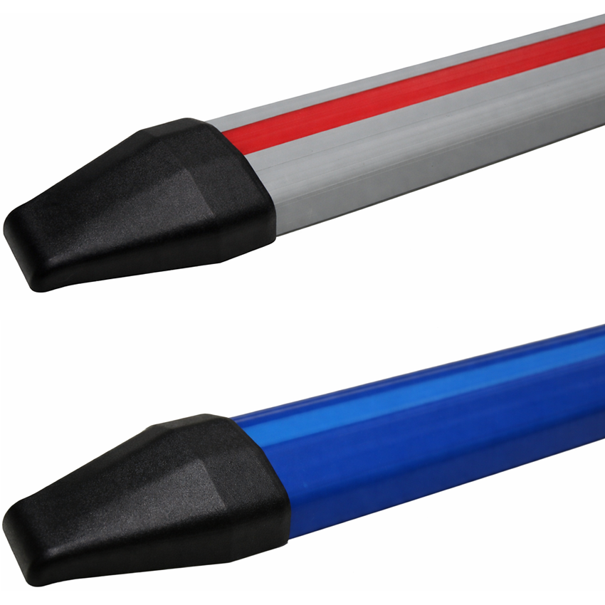 Hoyles Dado Panic Strip 1000mm Grey and Red Includes Black End Caps