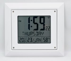 ALS ALSC01V1 Reduced-Ligature Battery Operated Digital Safe Clock