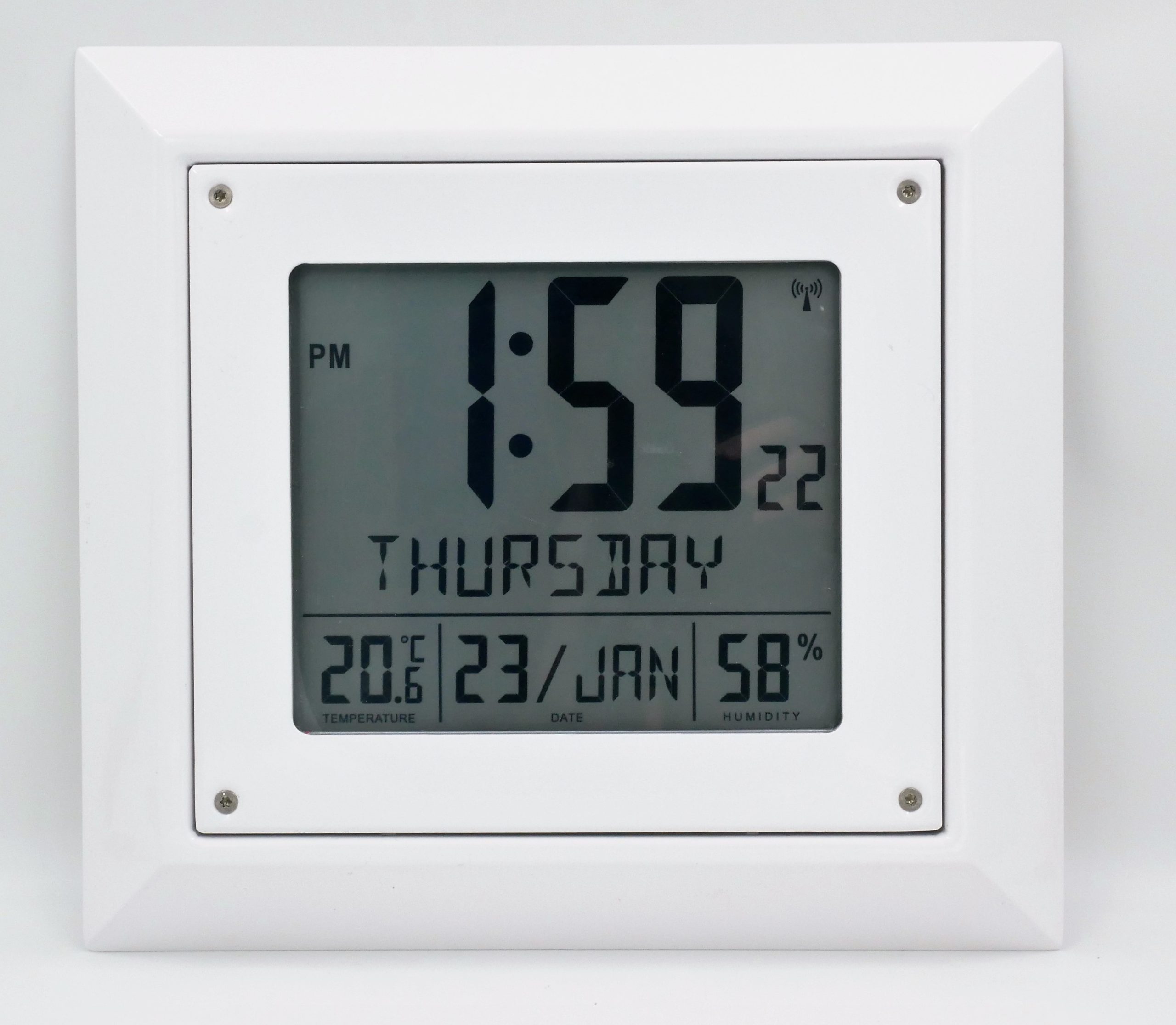 ALS ALSC01V1 Reduced-Ligature Battery Operated Digital Safe Clock