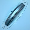 J & S Curved small oval section pull handle