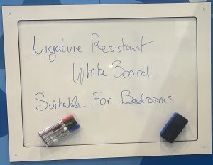 ALSWB800 Non Magnetic Ligature Resistant WhiteBoard