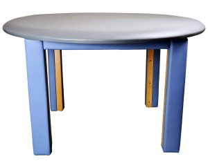 Padded Round Dining Table