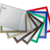 Door Name Whiteboard in all colours displayed in a fan shape