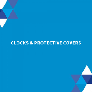 Clocks and protective covers