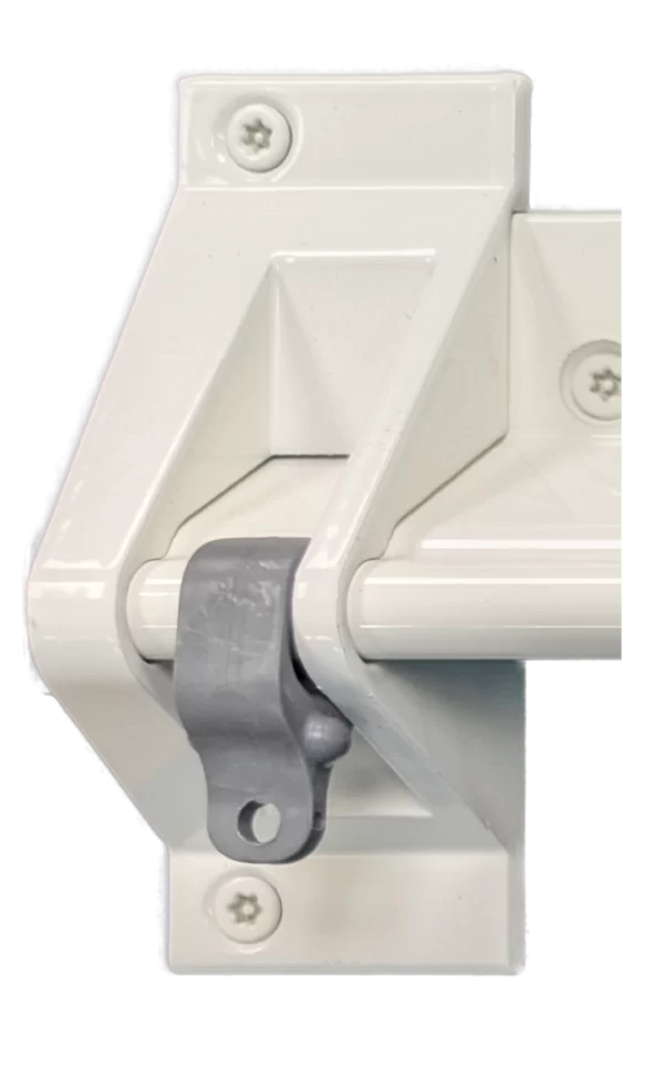 J-TRAC Ultimate, Ligature Resistant Curtain Rail End Caps (Face Fix & Top Fix)