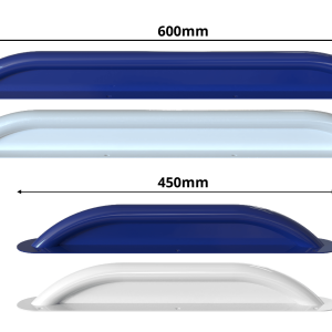 Ligature Resistant Grab Rail 4 variants blue and white 450mm and 600mm