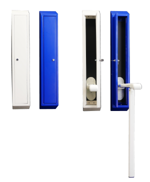 SafeStow Ligature-resistant grab rail in box