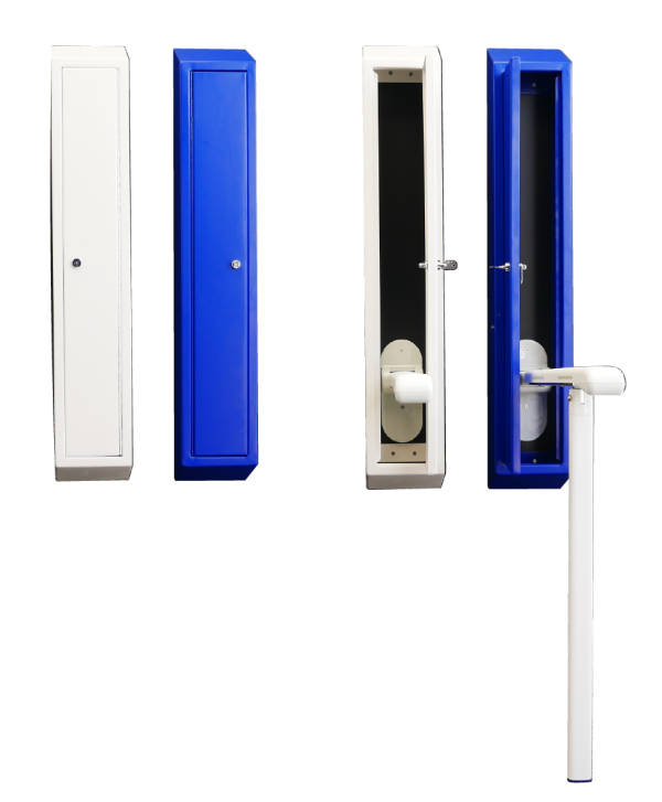 SafeStow Ligature-resistant grab rail in box