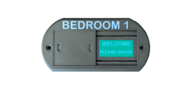Ligature Resistant Bedroom Door Number