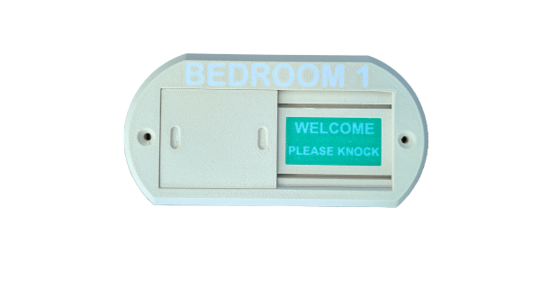 Ligature Resistant Bedroom Door Number
