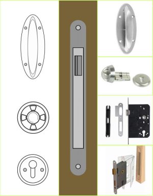 Auto Locking Door For Medical & Safe Rooms INS-A6