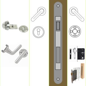 First Entry Set For Staff Doors INS-P3