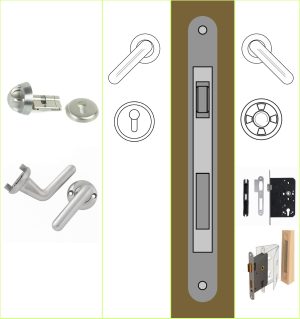 First Entry Set For Staff Doors INS-P3