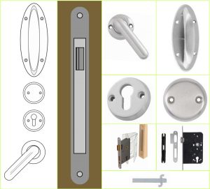 Auto Locking Door For Medical & Safe Rooms INS-A5