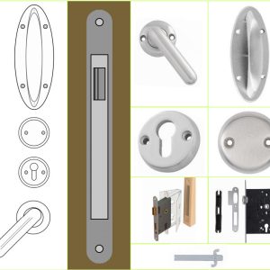 Auto Locking Door For Medical & Safe Rooms INS-A5