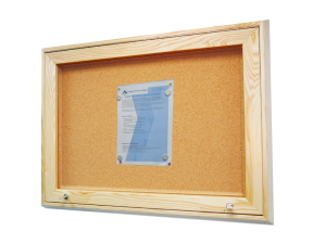 Safe Display Ash Notice Board - ALSBN