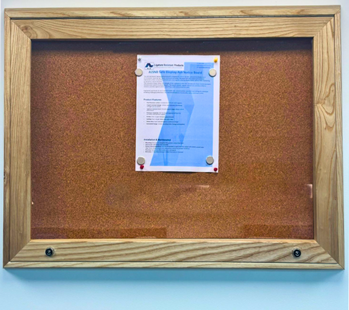 Safe Display Ash Notice Board - ALSBN