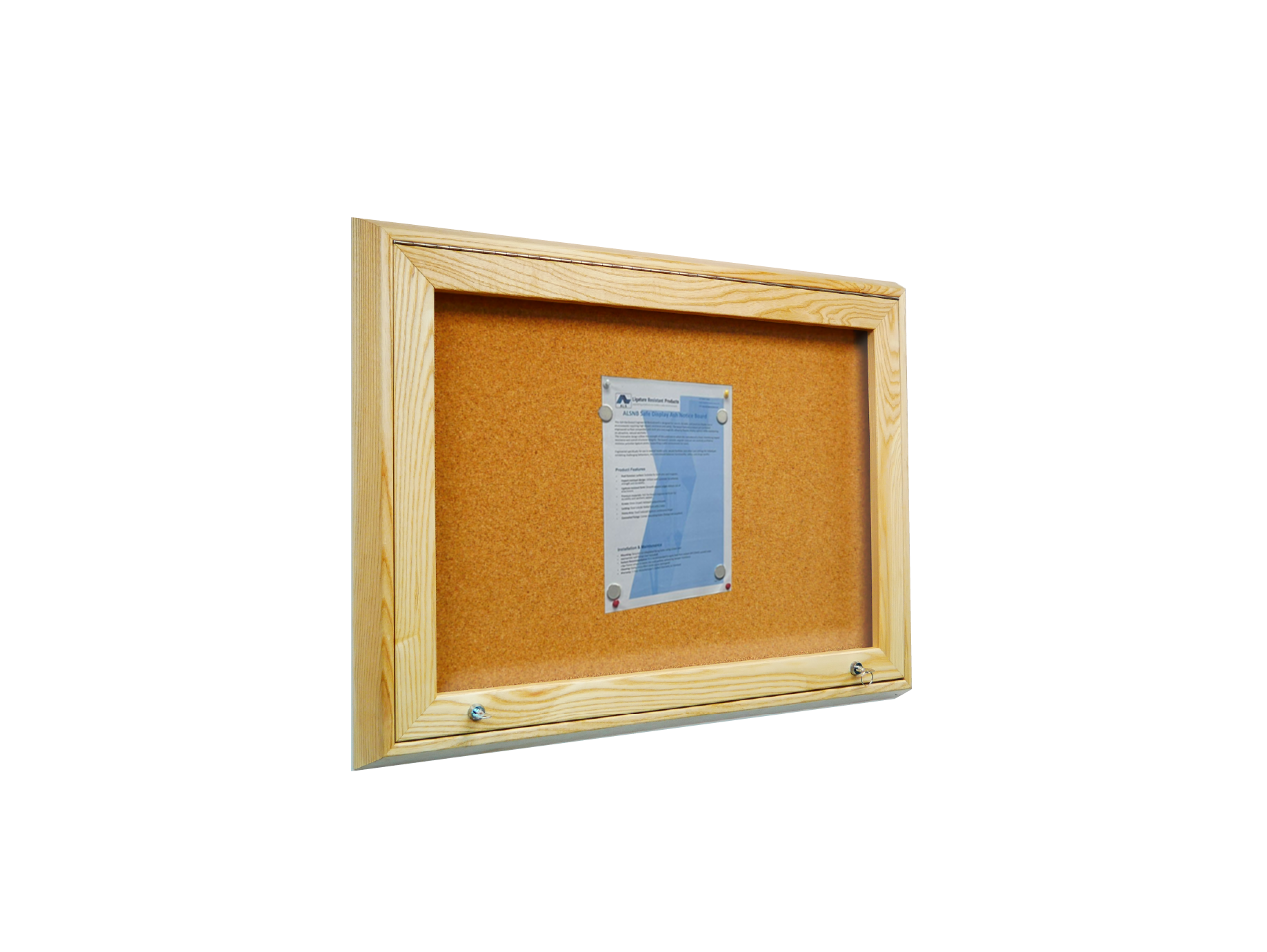 Safe Display Ash Notice Board - ALSBN