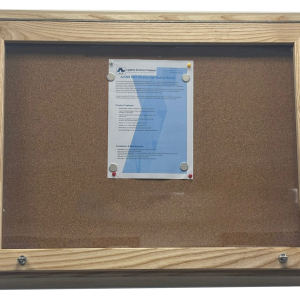 Safe Display Ash Notice Board - ALSBN