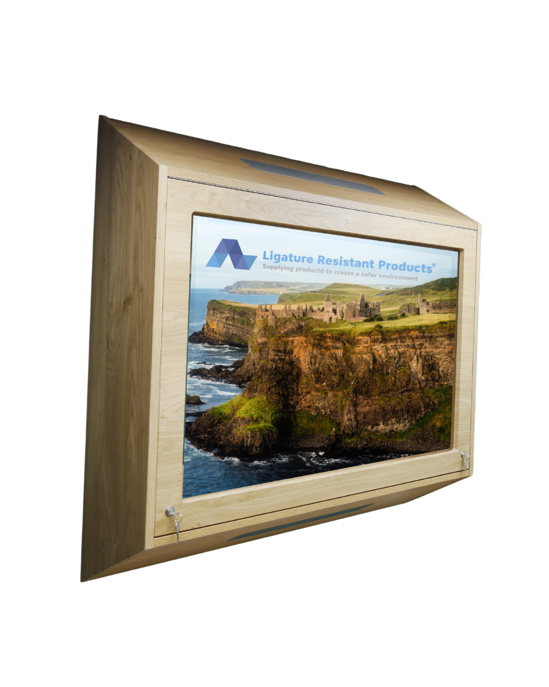 ALS Sure Safe Wall Sloping Mounted TV Cabinet