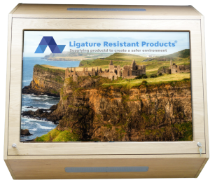 ALS Sure Safe Wall Sloping Mounted TV Cabinet