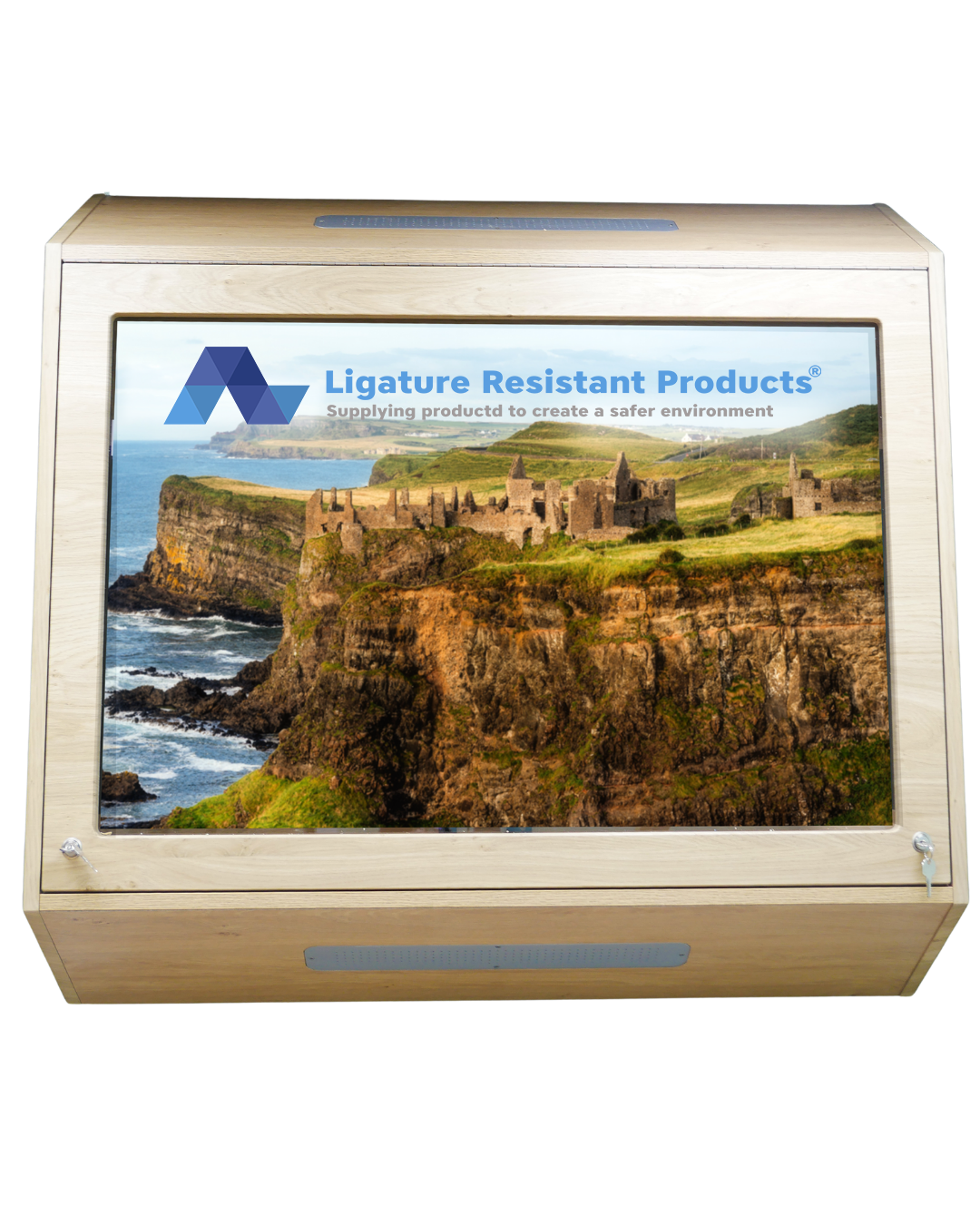 ALS Sure Safe Wall Sloping Mounted TV Cabinet