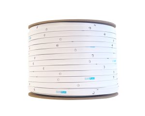 300M Sanipull Ligature-Resistant Ribbon On a Reel S300AL (Red and White)