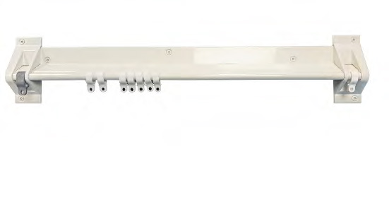 JT-251 Jtrac Face Fix 6.1m uncut reduced ligature curtain rail